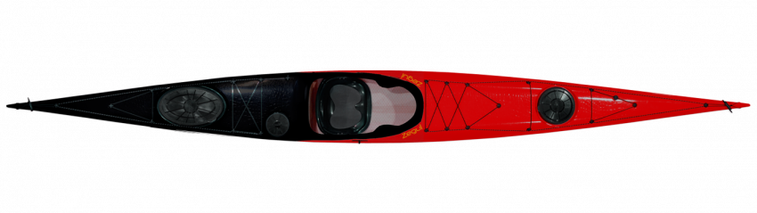kayak Zegul Greenland-GT A-core red-black