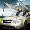 Seawing kayak carrier with kayaks on a car 2