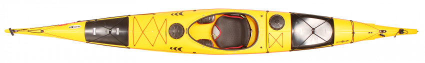 kayak Seatron GT yellow with hatch