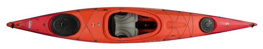 kayak Islay 14 red, low backrest