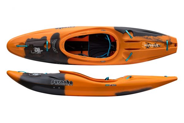 white water kayak Scorch, color fire ant