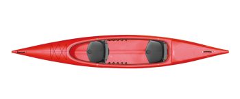 двуместен каяк Prijon CL 470 Relax Basic, червен